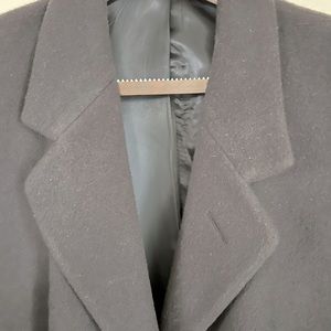 Made in England Cashmere Coat. Stay warm in this full length quality coat.